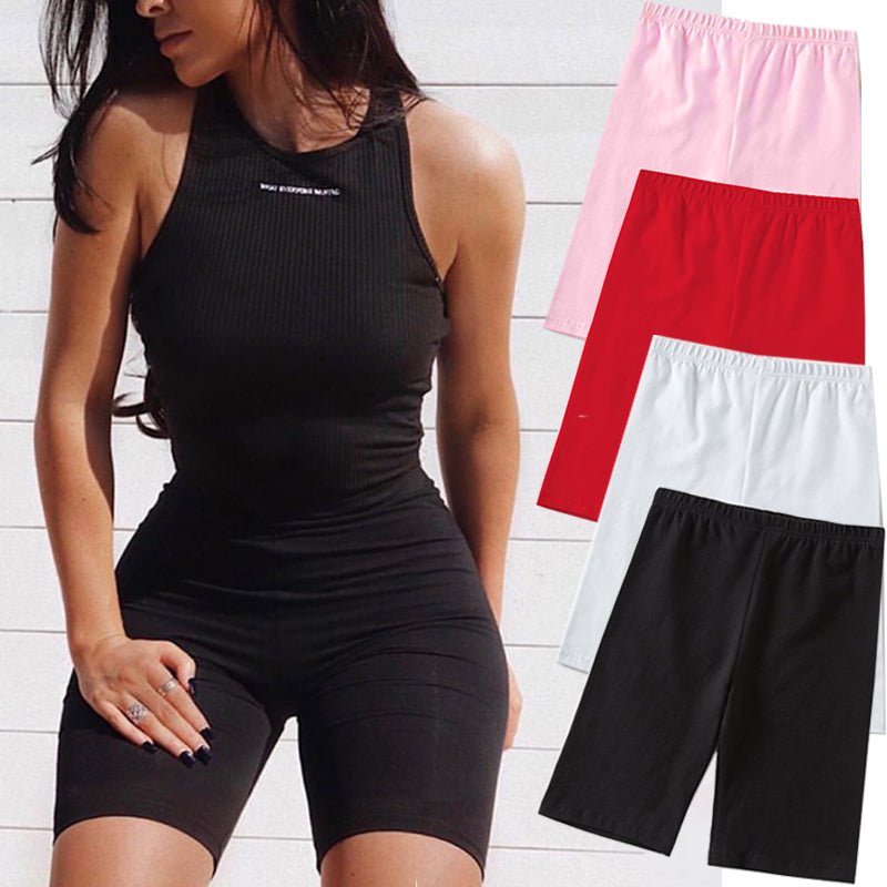 4 Color Athleisure Cycling Shorts - Idealic life