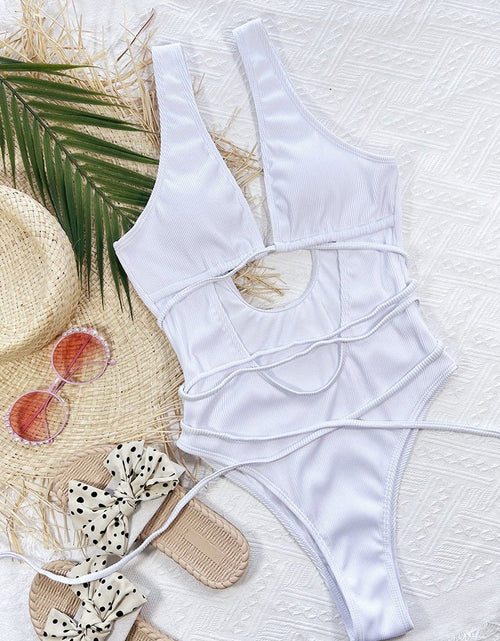 Load image into Gallery viewer, Bandage Swimsuit - Idealic life