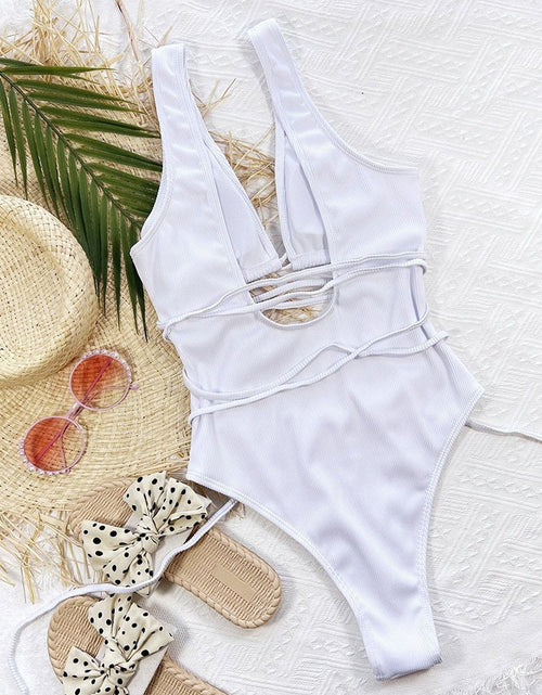 Load image into Gallery viewer, Bandage Swimsuit - Idealic life