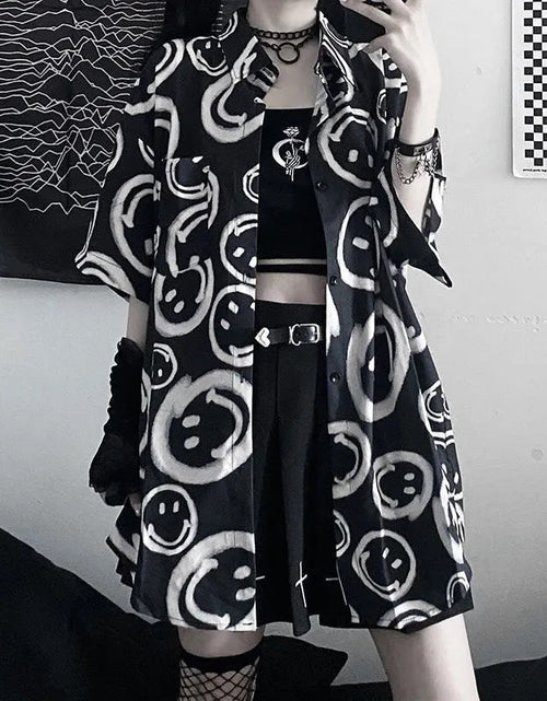 Load image into Gallery viewer, Black Half Sleeve Blouse - Idealic life