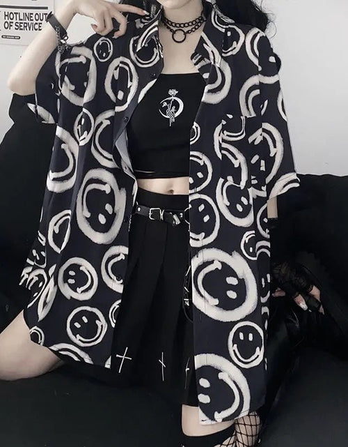 Load image into Gallery viewer, Black Half Sleeve Blouse - Idealic life