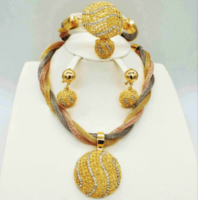 Fine Gold Jewelry Set - Idealic life