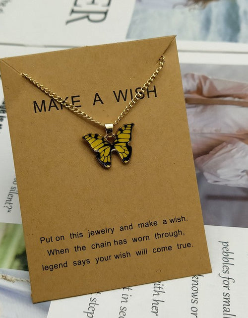 Load image into Gallery viewer, Butterfly Pendant Necklace - Idealic life
