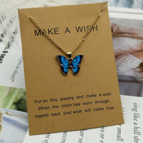 Load image into Gallery viewer, Butterfly Pendant Necklace - Idealic life
