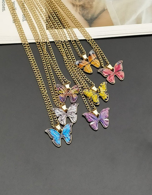 Load image into Gallery viewer, Butterfly Pendant Necklace - Idealic life
