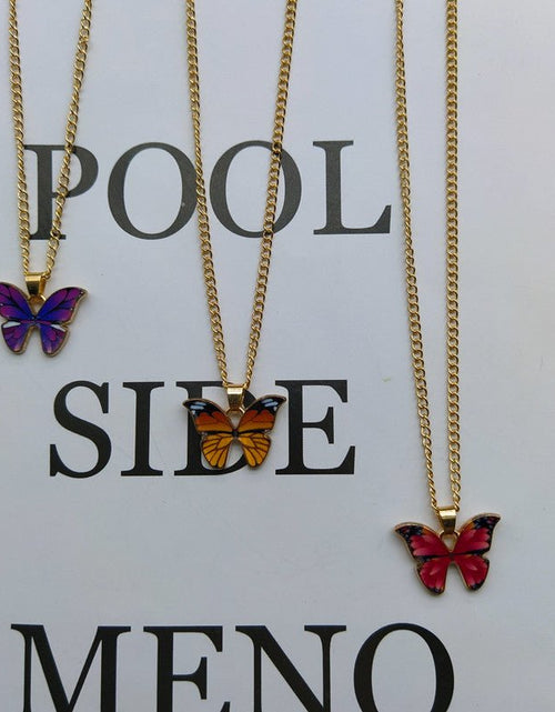 Load image into Gallery viewer, Butterfly Pendant Necklace - Idealic life
