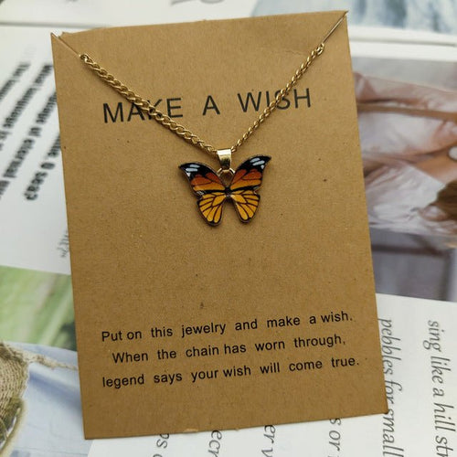 Load image into Gallery viewer, Butterfly Pendant Necklace - Idealic life
