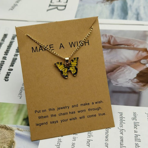 Load image into Gallery viewer, Butterfly Pendant Necklace - Idealic life
