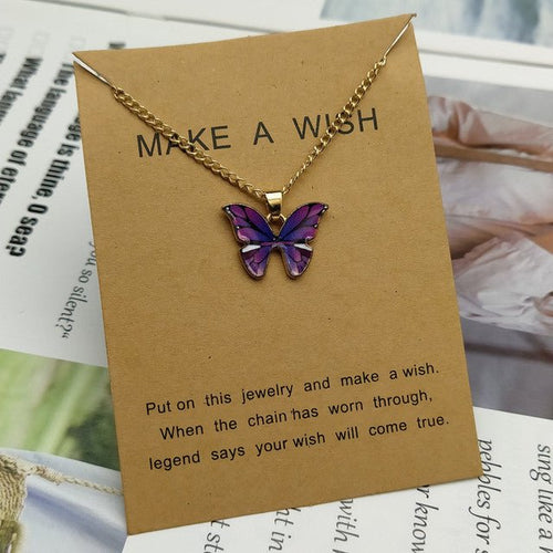 Load image into Gallery viewer, Butterfly Pendant Necklace - Idealic life
