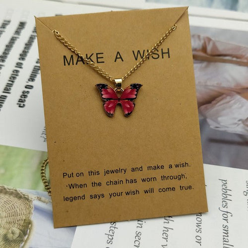 Load image into Gallery viewer, Butterfly Pendant Necklace - Idealic life
