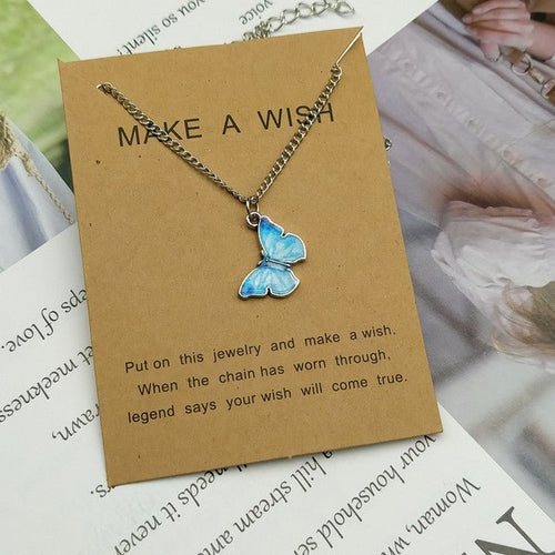 Load image into Gallery viewer, Butterfly Pendant Necklace - Idealic life
