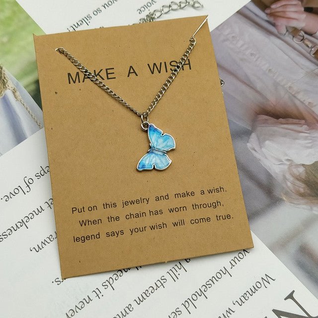 Butterfly Pendant Necklace - Idealic life