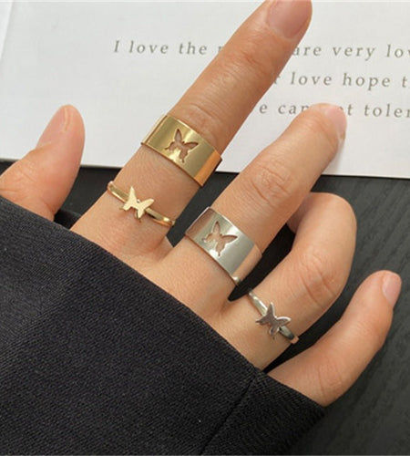 Butterfly Rings - Idealic life