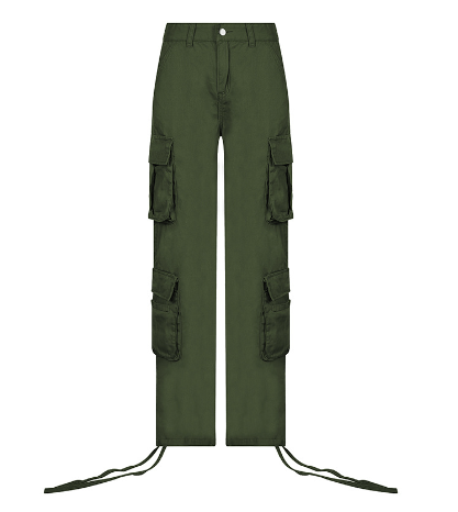 Load image into Gallery viewer, Cargo Solid Baggy Pants - Idealic life
