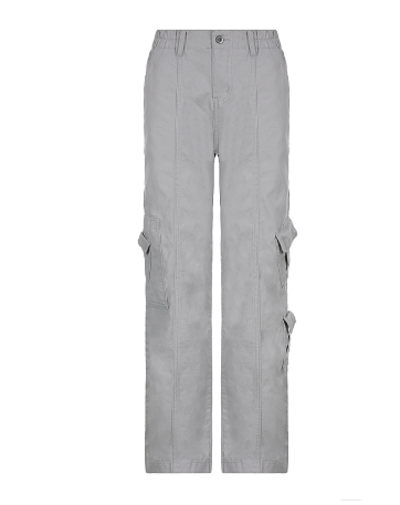 Cargo Solid Baggy Pants - Idealic life