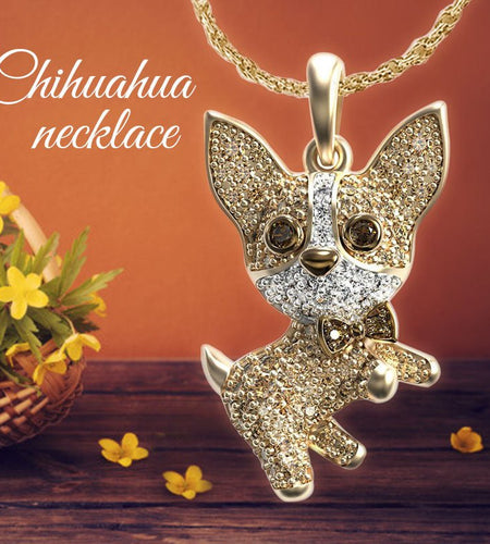Chihuahua Dog Necklace Pendant - Idealic life