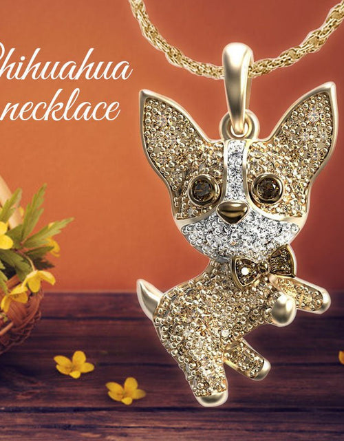 Load image into Gallery viewer, Chihuahua Dog Necklace Pendant - Idealic life
