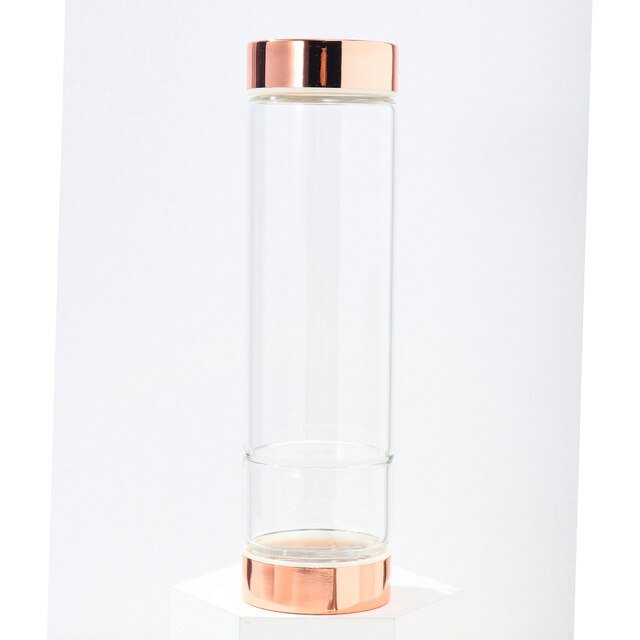 Crystal Glass Water Bottle - Idealic life