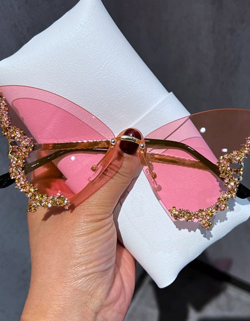 Load image into Gallery viewer, Diamond Butterfly Sunglasses - Idealic life
