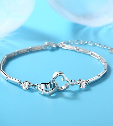 Double Heart Bracelet - Idealic life