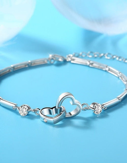 Load image into Gallery viewer, Double Heart Bracelet - Idealic life
