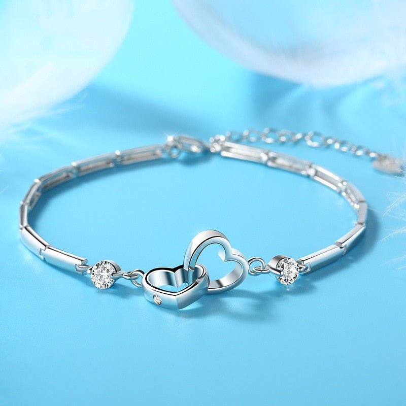 Double Heart Bracelet - Idealic life