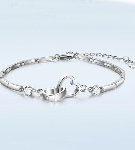 Double Heart Bracelet - Idealic life