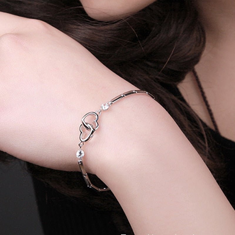 Double Heart Bracelet - Idealic life