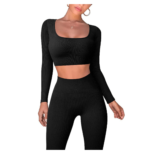 Gym Crop Tank Top Leggings Set - Idealic life