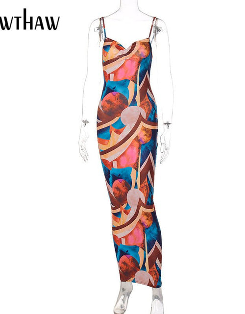 Load image into Gallery viewer, Long Pencil Strap Dress - Idealic life
