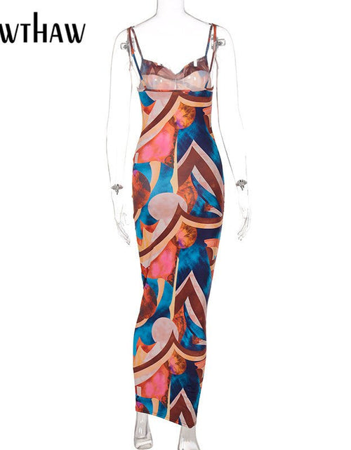 Load image into Gallery viewer, Long Pencil Strap Dress - Idealic life
