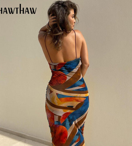 Long Pencil Strap Dress - Idealic life