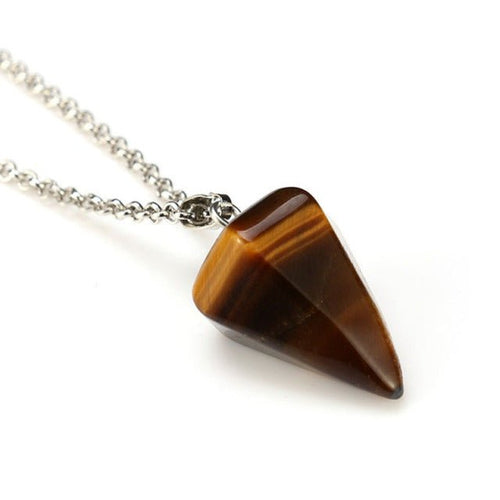 Load image into Gallery viewer, Natural Stone Pendant Necklace - Idealic life
