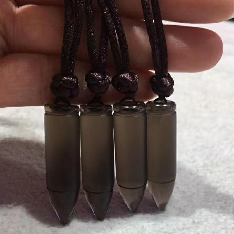 Obsidian-Bullet Pendant Necklace - Idealic life