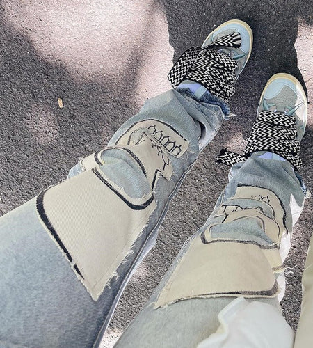 Printed Skull Jeans - Idealic life