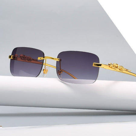 Rimless Square Sunglasses - Idealic life