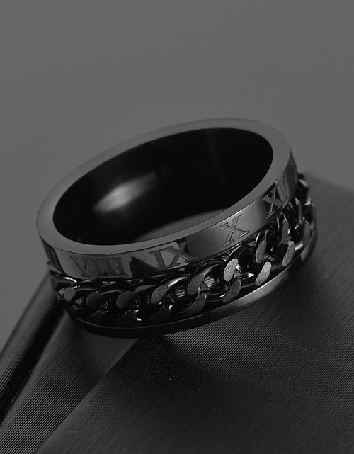 Load image into Gallery viewer, Roman Numbers Spinner Rings - Idealic life
