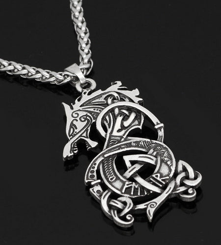 Viking Dragon Pendant Necklace - Idealic life