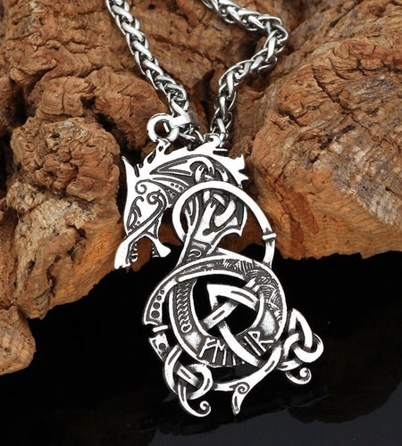 Viking Dragon Pendant Necklace - Idealic life