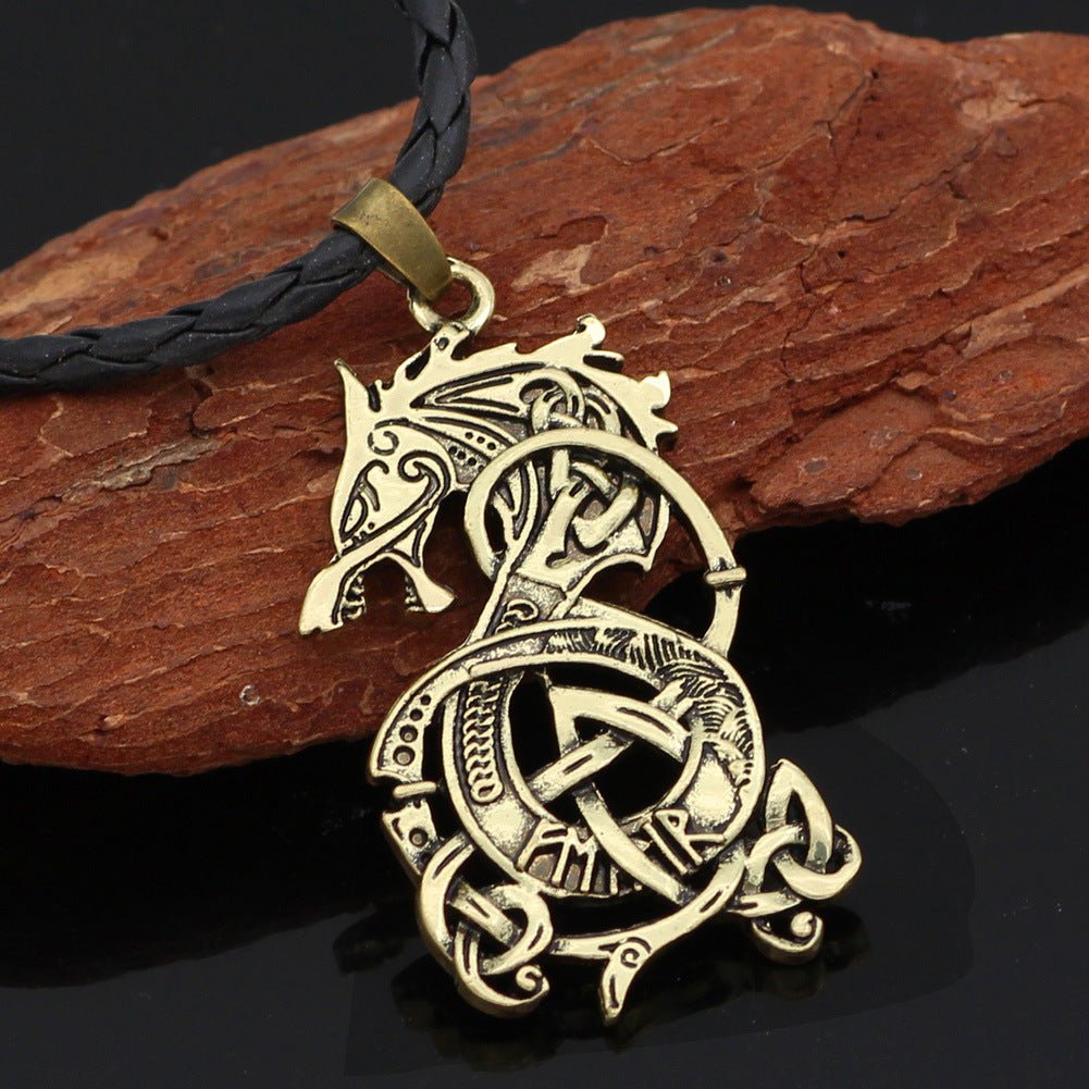 Viking Dragon Pendant Necklace - Idealic life