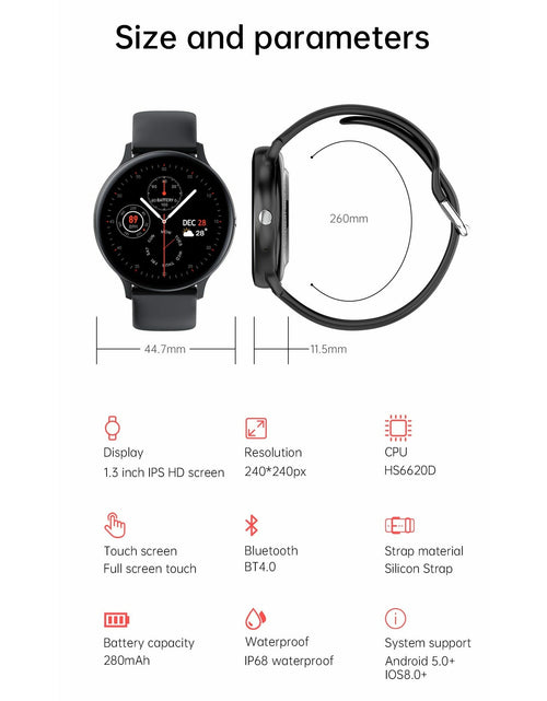 Load image into Gallery viewer, Waterproof 4G ROM Smartwatch - Idealic life
