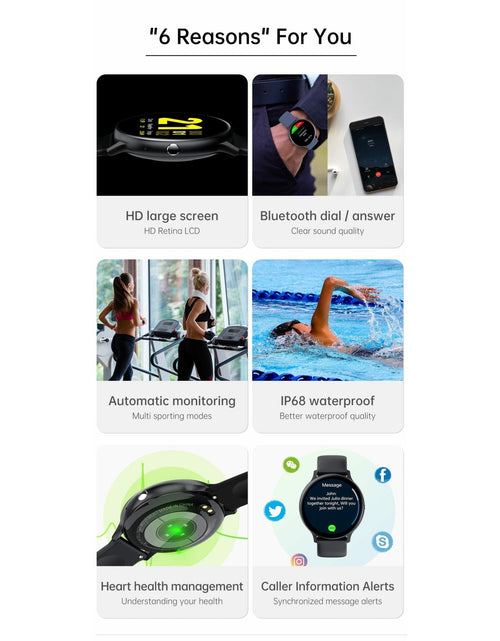 Load image into Gallery viewer, Waterproof 4G ROM Smartwatch - Idealic life
