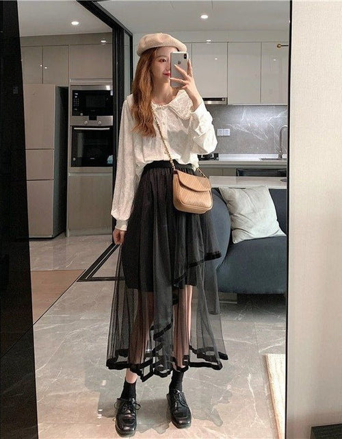 Load image into Gallery viewer, Women Solid Korean Style Women Skirt - Idealic life
