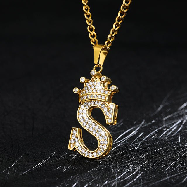 Zircon Alphabet Necklace - Idealic life