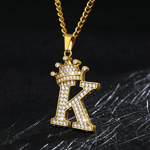 Zircon Alphabet Necklace - Idealic life