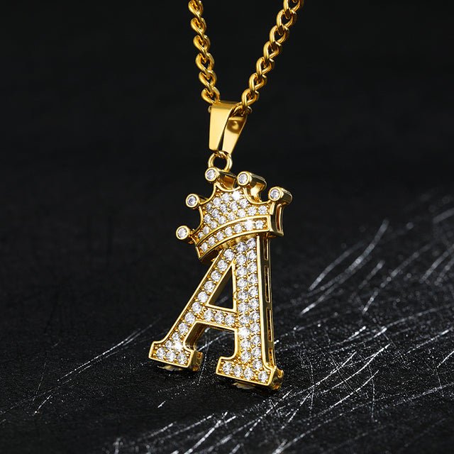 Zircon Alphabet Necklace - Idealic life