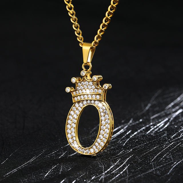 Zircon Alphabet Necklace - Idealic life