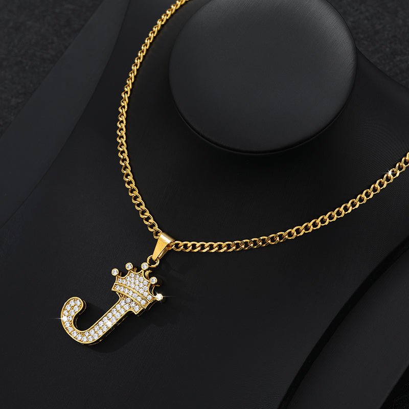 Zircon Alphabet Necklace - Idealic life