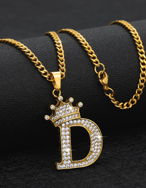 Load image into Gallery viewer, Zircon Alphabet Necklace - Idealic life
