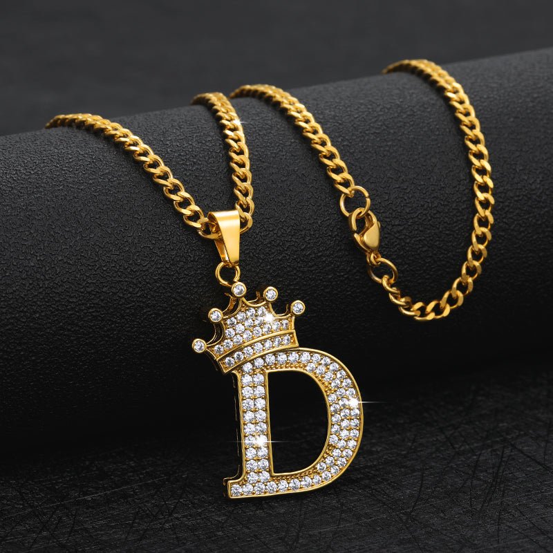 Zircon Alphabet Necklace - Idealic life